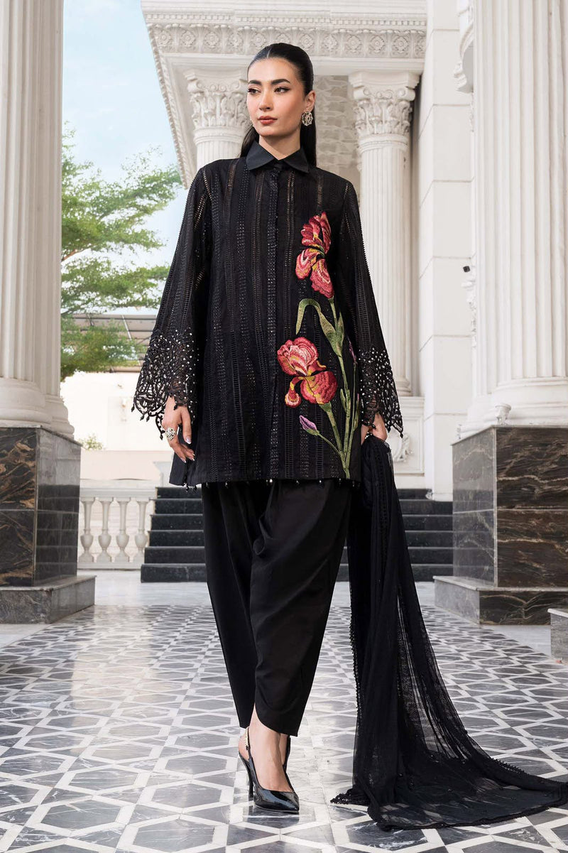 Maria B. 6183 Winter Dhanak Embroidered 3 Piece Suit