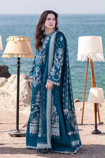 Qalamkar 5206 Winter Dhanak Embroidered 3 Piece Suit