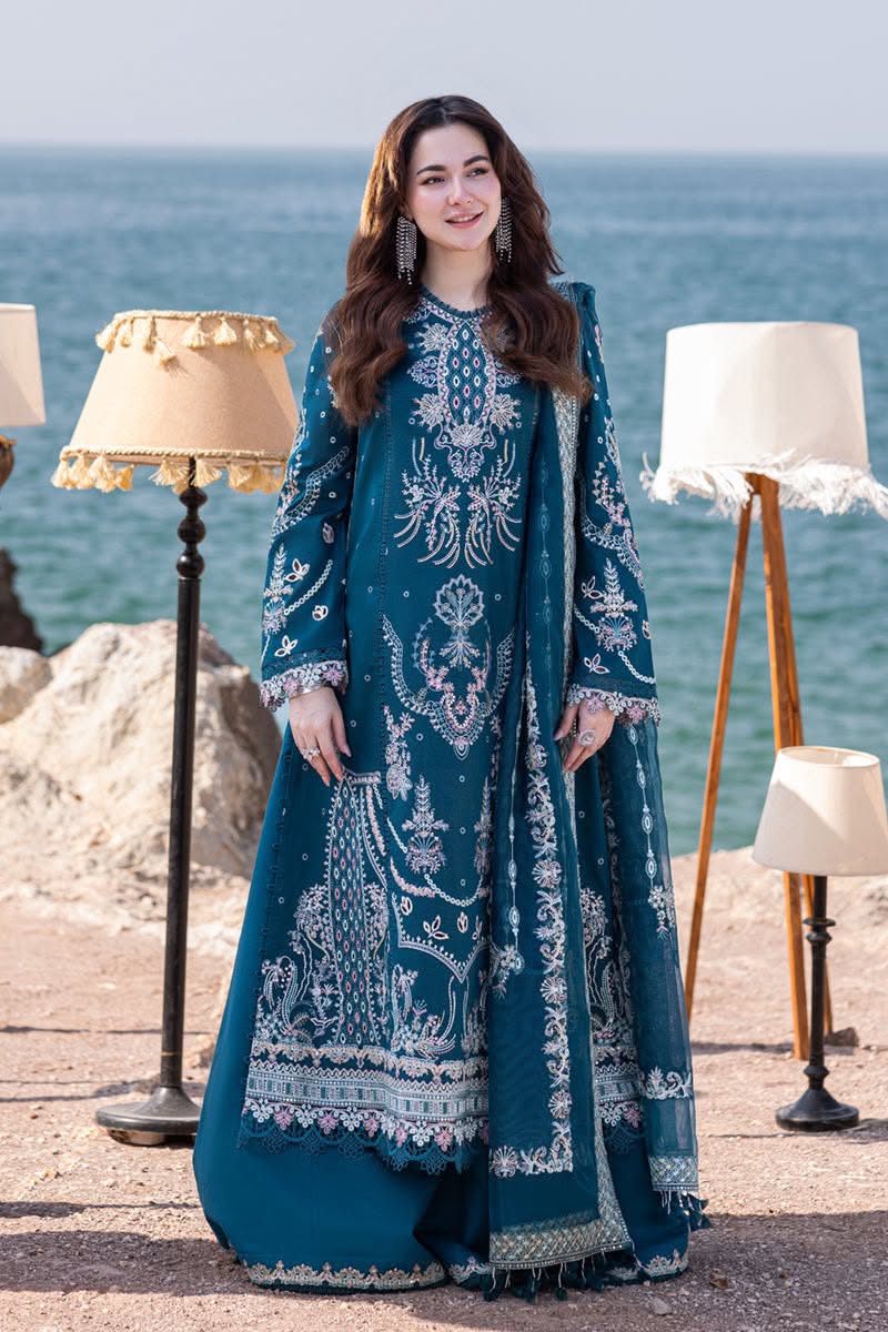 Qalamkar 5206 Winter Dhanak Embroidered 3 Piece Suit